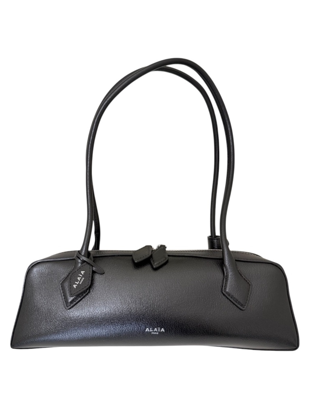 Alaia Le Teckle Medium Bag in Goatskin Black